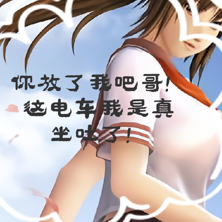 你放了我吧哥这电车我真坐吐了