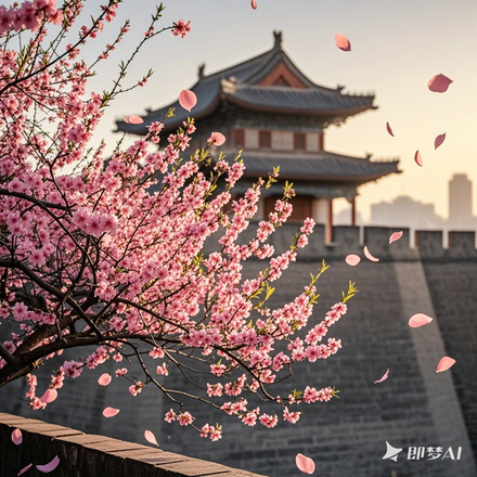 桃花夭夭映长安