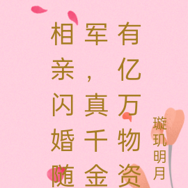 相亲闪婚随军，真千金有亿万物资